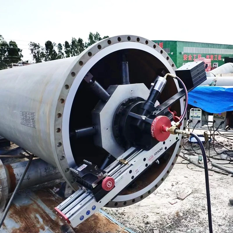 Portable flange facing